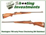 Remington 700 Vintage Pressed Checking Stainless 264 Win Mag! - 1 of 4
