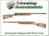 Browning A5 Magnum 12 32in VR Exc Cond! - 1 of 4