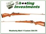 Weatherby Mark V Custom 338-378 LH 28in Stainless barrel - 1 of 4
