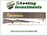 Browning A-bolt Stalker 243 new and unfired in box! - 1 of 4
