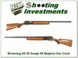 Browning A5 Twenty Gauge 68 Belgium Nice Wood VR! - 1 of 4