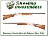 Browning early ’50s Belgium Double Auto SILVER Solid Rib! - 1 of 4