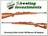 Browning Safari Grade 308 1960 Belgium Short Ring Mauser! - 1 of 4
