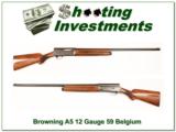 Browning A5 12 Gauge 59 Belgium 30in - 1 of 4