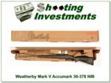 Weatherby Mark V Accumark 30-378 NIB! - 1 of 4