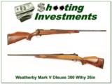 Weatherby Mark Deluxe 300 Wthy Mag 26in Exc Cond! - 1 of 4