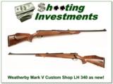 Weatherby Mark V Custom Shop LH 340 as new! - 1 of 4