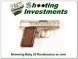 Browning Baby 25 64 Belgium Renaissance Mint! - 1 of 4