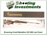 Browning A-bolt Medallion 223 NIB Last Ones! - 1 of 4