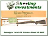 Remington VS-SF Fluted Stainless Heavy barrel ANIB! - 1 of 4