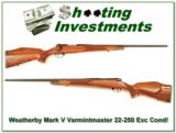 Weatherby Mark V Varmintmaster 22-250 Collector! - 1 of 4