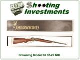 Browning Model 53 32-20 NIB! - 1 of 4