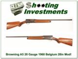 Browning A5 20 Gauge 1960 Belgium 28in Mod - 1 of 4