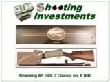 Browning A5 GOLD CLASSIC Belgium NIB SN # 6! - 1 of 4