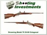 Browning Model 78 30-06 26in Octagonal Barrel - 1 of 4