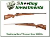 Weatherby Mark V Deluxe Custom Shop 300 Wthy Mag - 1 of 4