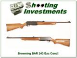 Browning BAR in hard to find 243 Winchester Exc Cond! - 1 of 4