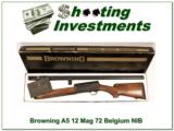 Browning A5 Magnum 12 72 Belgium 32in VR NIB! - 1 of 4