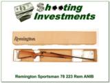 Remington Model 78 Sportsman 223 Remington ANIB - 1 of 4