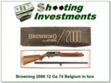 Browning 2000 12 Gauge in box 3in Mag - 1 of 4