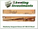 Weatherby Vanguard Deluxe NIB 257 XX Wood! - 1 of 4