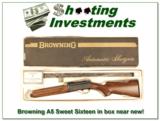 Browning A5 Sweet Sixteen 73 Belgium ANIB! - 1 of 4