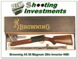 Browning A5 20 Magnum 26in Invector Plus new in box! - 1 of 4