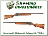 Browning A5 20 Gauge 60 Belgium Vent Rib Mod! - 1 of 4