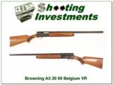 Browning A5 20 Gauge 69 Belgium Exc Cond! - 1 of 4