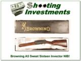 Browning A5 Sweet Sixteen new unfired in box VR 26in! - 1 of 4