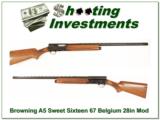 Browning A5 Sweet Sixteen 67 Belgium 28in VR Mod! - 1 of 4