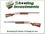 Browning A5 Classic 12 Gauge XX Wood as new! - 1 of 4