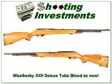 Weatherby Mark XXII 22 rimfire Tube Blond as new! - 1 of 4