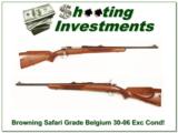 Browning Safari Grade Belgium 30-06 Exc Cond! - 1 of 4