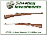 CZ 550 Safari 375 H&H as new! - 1 of 4
