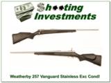 Weatherby Vanguard Stainless 257 Wthy Mag Exc Cond! - 1 of 4