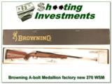 Browning A-bolt II Medallion 270 WSM last ones! - 1 of 4