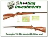 Remington 700 BDL Varmint in 22-250 Rem Exc Cond! - 1 of 4