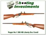 Ruger No. 1 300 Win Varmint LIBERTY Exc Cond! - 1 of 4