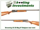 Browning A5 Magnum 20 gauge First Year 67 Belgium Exc Cond. VR! - 1 of 4