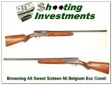 Browning A5 Sweet Sixteen 56 Belgium Exc Cond! - 1 of 4