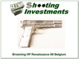 Browning HP 9mm Renaissance 69 Belgium Ring Hammer as new! - 1 of 4