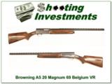 Browning A5 20 Magnum 73 Belgium 26in IC VR! - 1 of 4
