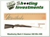 Weatherby Mark V Alaskan 300 Winchester ANIB! - 1 of 4