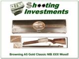 Browning A5 GOLD CLASSIC Belgium NIB XXX Wood! - 1 of 4