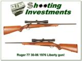 Ruger Model 77 1976 Liberty Gun with Weaver scope! - 1 of 4