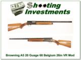 Browning A5 20 Gauge 68 Belgium Blond 26in VR Mod - 1 of 4