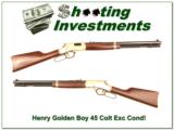 Henry Big Boy Golden Boy 45 LC Colt as new - 1 of 4