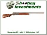 Browning A5 Light 12 51 Belgium 30in Solid Rib - 1 of 4