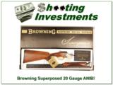 Browning Superposed 20 Gauge 26.5 in Skeet ANIB! - 1 of 4